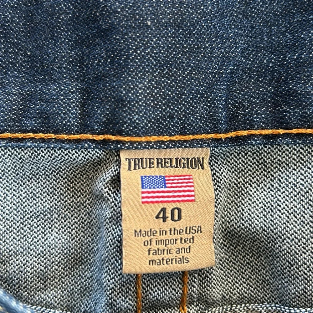 True Religion Men’s Geno Relaxed‎ Slim Dark Wash Jeans Sz 40 Urban Dweller